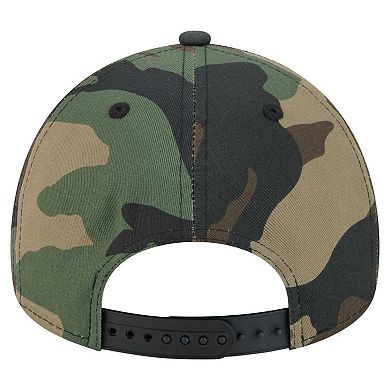 Men's New Era Camo Pittsburgh Steelers Mystic Camo A-Frame 9FORTY Adjustable Hat