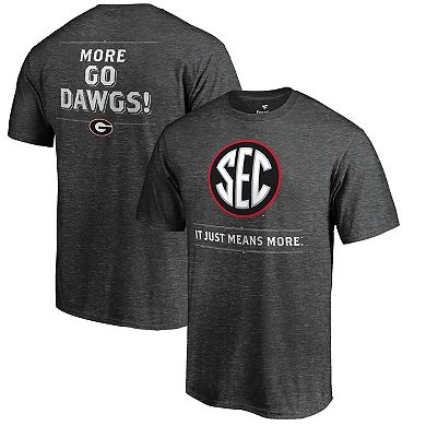 Men's Ash Georgia Bulldogs SEC Means More T-Shirt