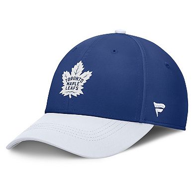 Men's Fanatics Blue/White Toronto Maple Leafs Authentic Pro Rink Flex Hat