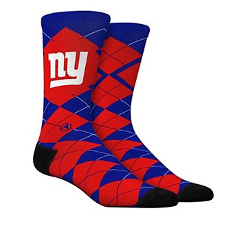 Unisex Rock Em Socks New York Giants Argyle Knitted Dress Socks
