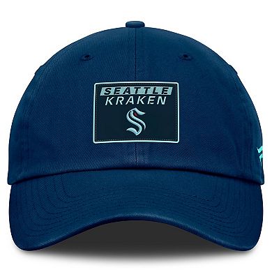 Men's Fanatics Deep Sea Blue Seattle Kraken Authentic Pro Prime Adjustable Hat
