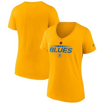Women's Fanatics Gold St. Louis Blues Special Edition V-Neck T-Shirt