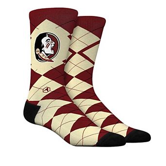 Unisex Rock Em Socks Florida State Seminoles Argyle Knitted Dress Socks