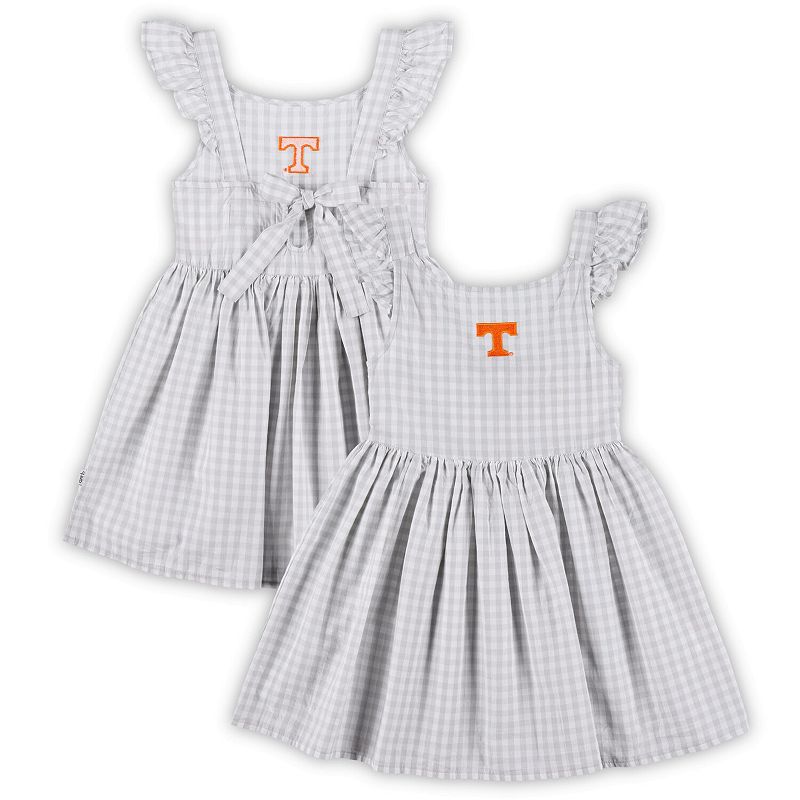 Girls Toddler Garb White Tennessee Volunteers Constance Gingham Dress, Toddler Unisex,