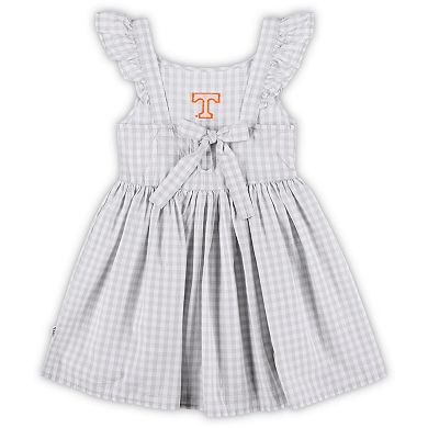 Girls Toddler Garb White Tennessee Volunteers Constance Gingham Dress