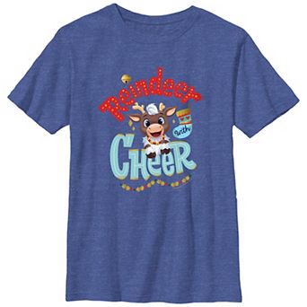 Boys 8-20 Reindeer In Here Reindeer With Cheer Graphic Tee