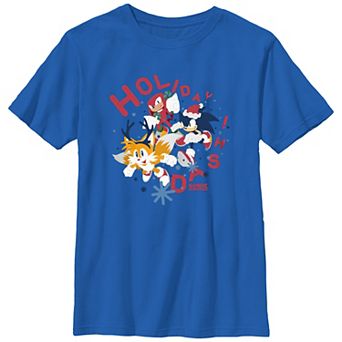 Boys 8-20 Sonic The Hedgehog Holiday Dash Graphic Tee