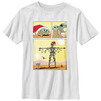 Boys 8-20 Star Wars The Mandalorian The Child Christmas Robot Graphic Tee