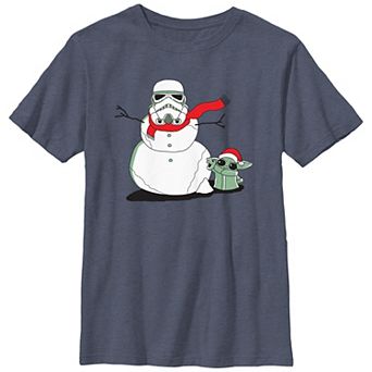 Boys 8-20 Star Wars The Mandalorian Storm Trooper The Snowman Graphic Tee
