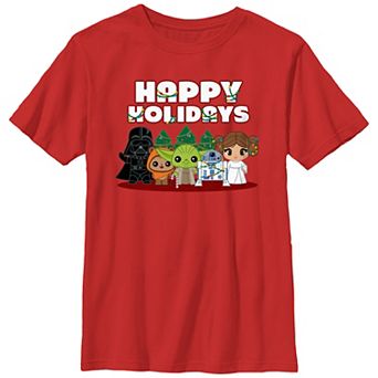 Boys 8-20 Star Wars Happy Holidays Graphic Tee