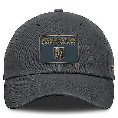 Women's Fanatics Gray Vegas Golden Knights Authentic Pro Rink Adjustable Hat