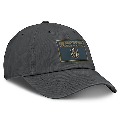 Women's Fanatics Gray Vegas Golden Knights Authentic Pro Rink Adjustable Hat