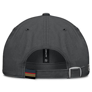 Women's Fanatics Gray Vegas Golden Knights Authentic Pro Rink Adjustable Hat