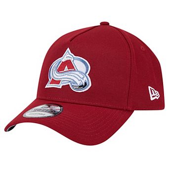 Men's New Era Burgundy Colorado Avalanche Core A-Frame 9FORTY Adjustable Hat
