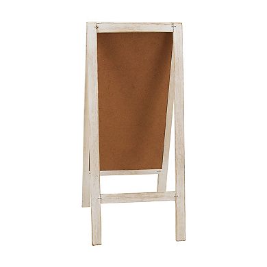 Parisloft Farmhouse Free-standing Christmas Advent Calendar, Brown Frame
