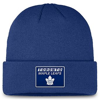 Men's Fanatics Blue Toronto Maple Leafs Authentic Pro Cuffed Knit Hat