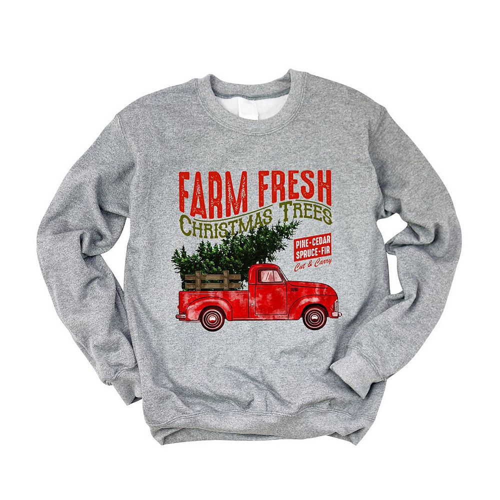Christmas Tree Truck Sweatshirt main image 1