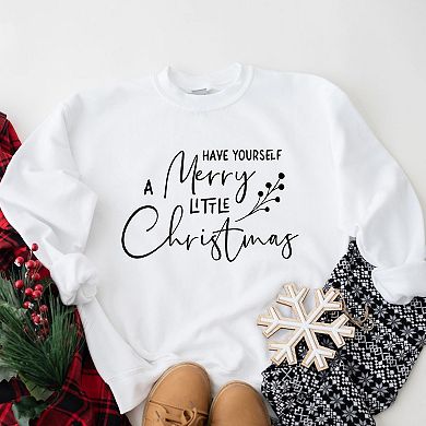 Have Yourself A Merry Little Christmas Berries Sweatshirt