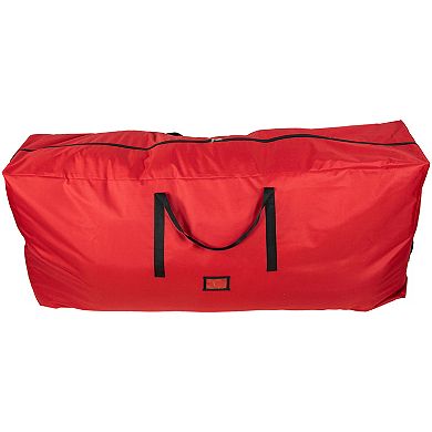 Northlight Red and Black Artificial Christmas Tree Storage Bag