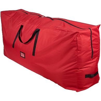 Northlight Red and Black Artificial Christmas Tree Storage Bag