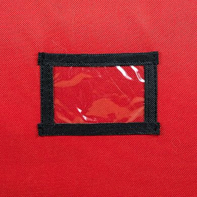 Northlight Red and Black Artificial Christmas Tree Storage Bag