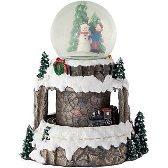 Northlight Snowman LED Animated Christmas Snow Globe