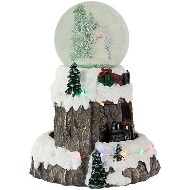 Northlight Snowman LED Animated Christmas Snow Globe
