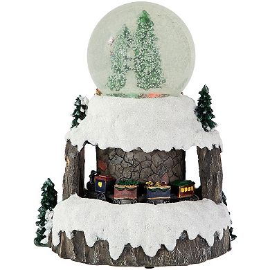 Northlight Snowman LED Animated Christmas Snow Globe