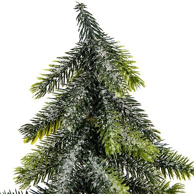 Northlight Mini Iced Downswept Pine Artificial Christmas Trees 3-piece Set
