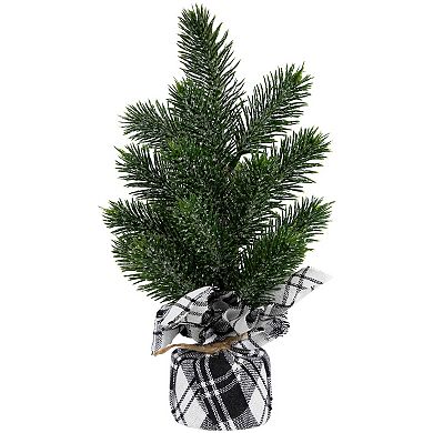 Northlight Mini Iced Pine Artificial Christmas Trees 3-piece Set