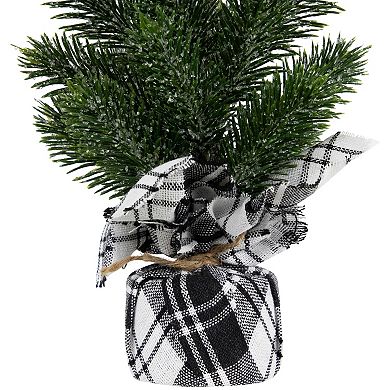 Northlight Mini Iced Pine Artificial Christmas Trees 3-piece Set