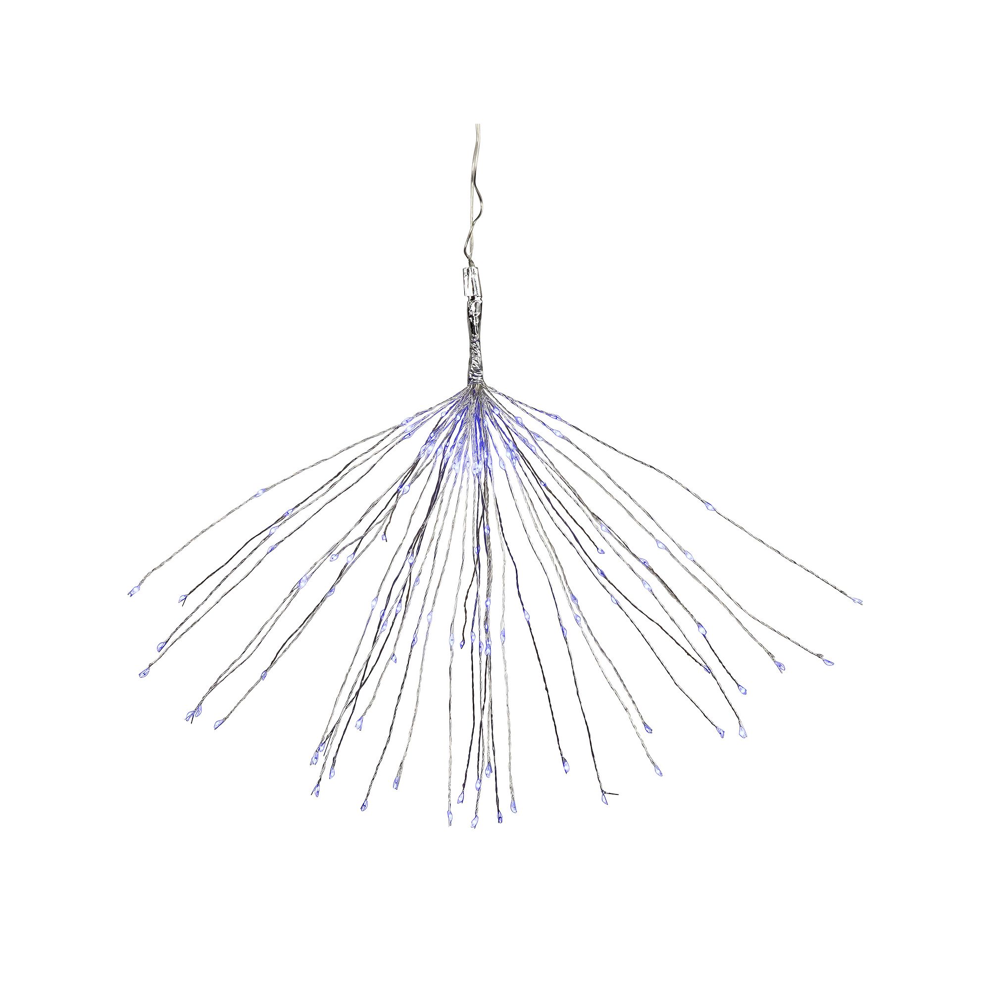 Northlight 20 LED Firework Silver Branch Christmas Decoration