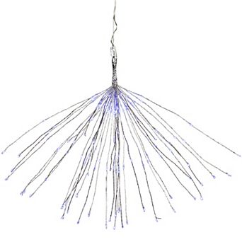 Northlight 20" LED Firework Silver Branch Christmas Decoration