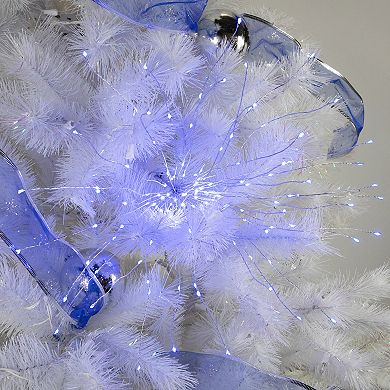 Northlight 20" LED Firework Silver Branch Christmas Decoration