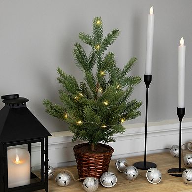 Northlight Pre-Lit Artificial Pine Christmas Tree with Basket Base