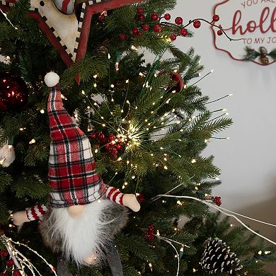 Northlight 20" LED Firework Green Branch Christmas Decoration