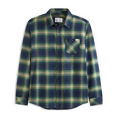 Men's Hurley Long Sleeve Button-Down Flannel Shirt