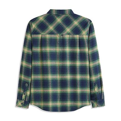 Men's Hurley Long Sleeve Button-Down Flannel Shirt