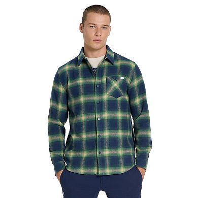 Men's Hurley Long Sleeve Button-Down Flannel Shirt