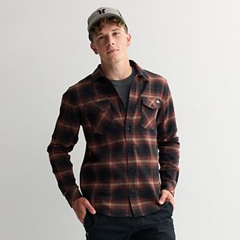Men's Hurley Button Down Flannel