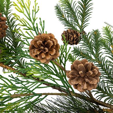 Northlight Real Touch™️ Jingle Bells & Pinecones Artificial Christmas Garland
