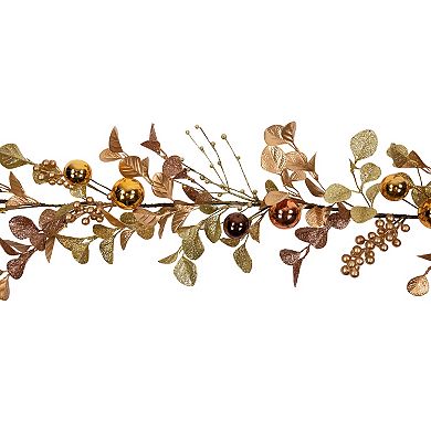 Northlight Ball Ornaments Glitter Christmas Garland