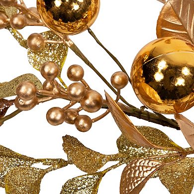 Northlight Ball Ornaments Glitter Christmas Garland