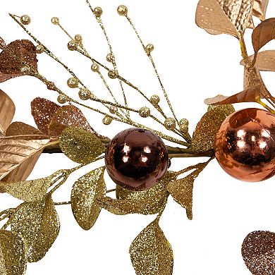 Northlight Ball Ornaments Glitter Christmas Garland