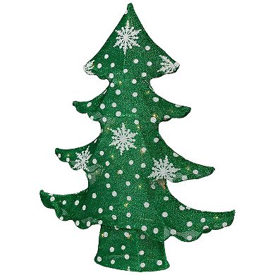 Northlight 3D Lighted Christmas Tree Outdoor Decoration