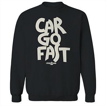 Men's COLAB89 Car Go Fast OW Graphic Sweatshirt