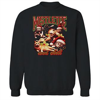Men's COLAB89 Mistletoe and Chill Graphic Sweatshirt
