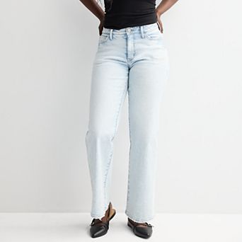 Juniors' SO® Curvy Low Rise Baggy Jeans