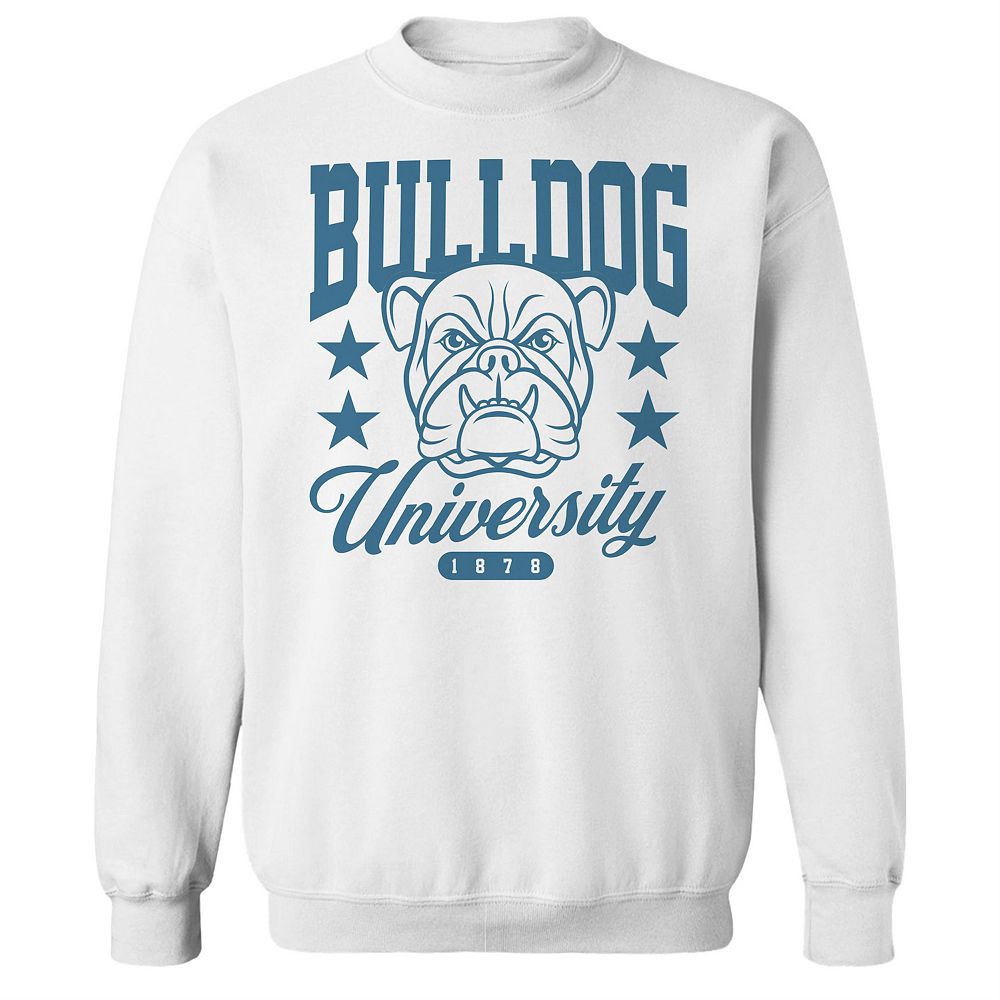 Bulldog cropped sweatshirt