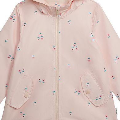 Baby & Toddler Girl Carter's Light Pink Floral Raincoat